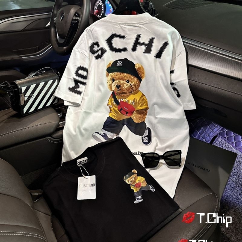 Áo phông gấu 2 mặt hàng QC L1