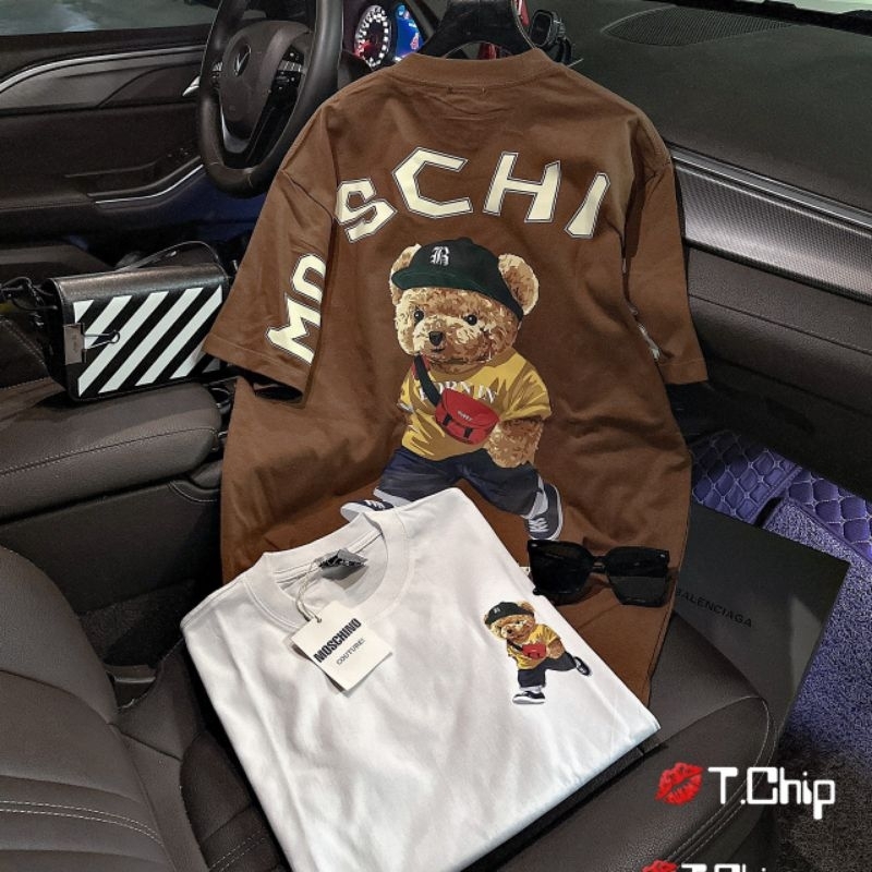 Áo phông gấu 2 mặt hàng QC L1