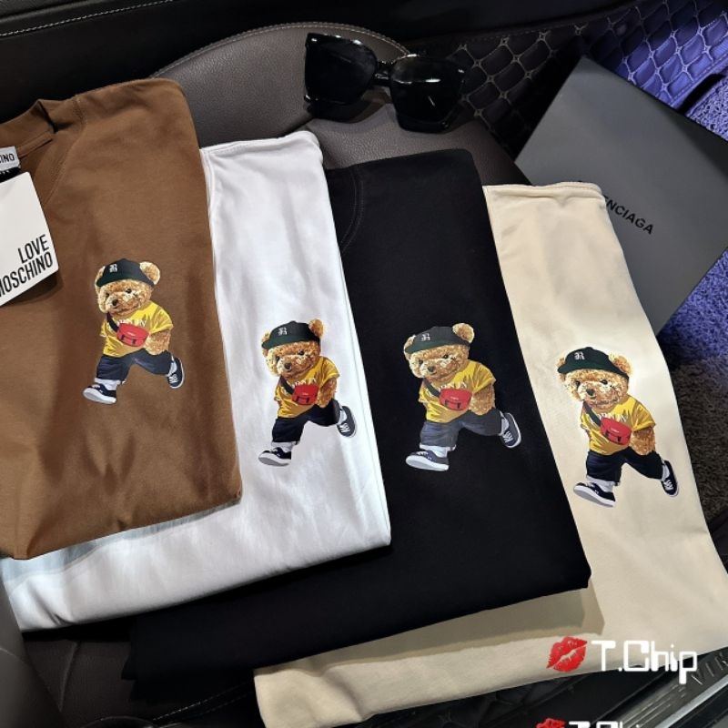 Áo phông gấu 2 mặt hàng QC L1