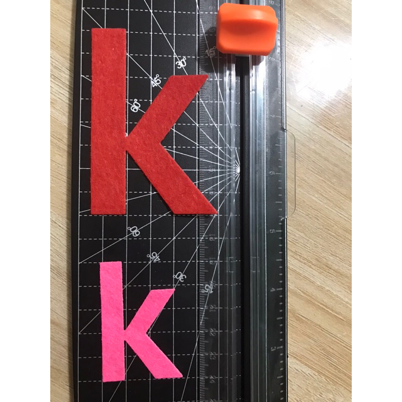 Tên góc theo yêu cầu-Bộ 29 chữ cái nỉ in Hoa ,in Thường -trang trí,mầm non.