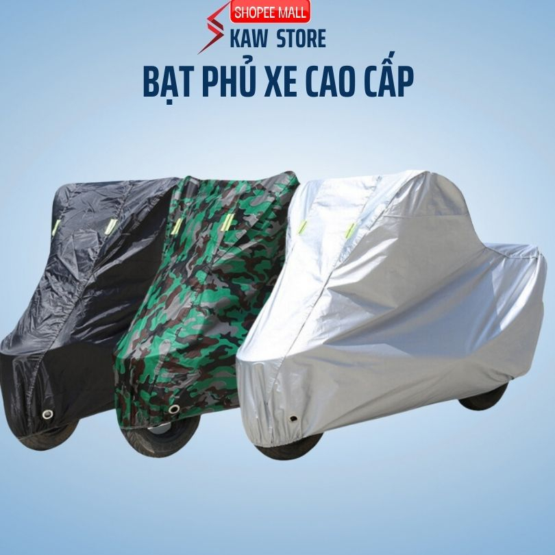 Bạt phủ xe máy Kaw K1L, K2L Phản quang, cách nhiệt - Bảo hành 1 đổi 1