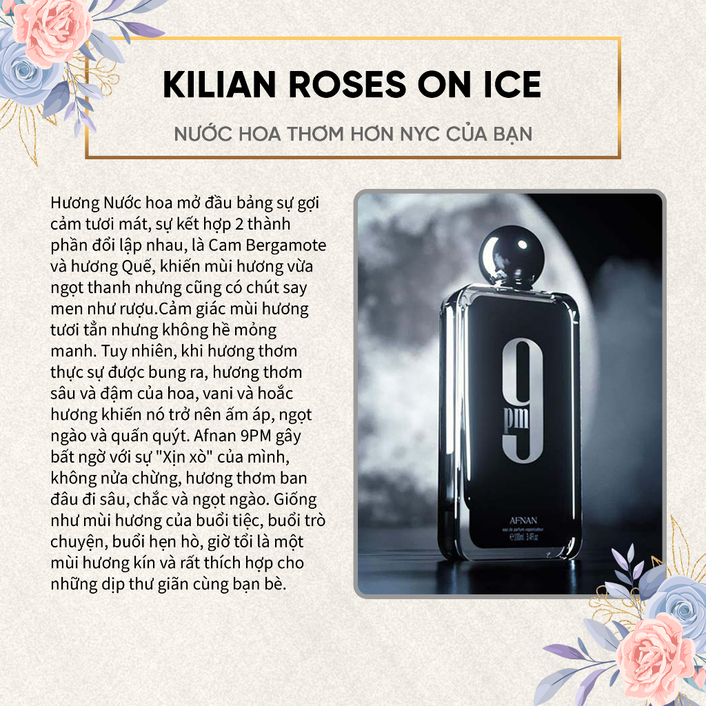 Nước hoa 9PM AFNEN , Nước hoa nam chính hãng - NYCSCENT