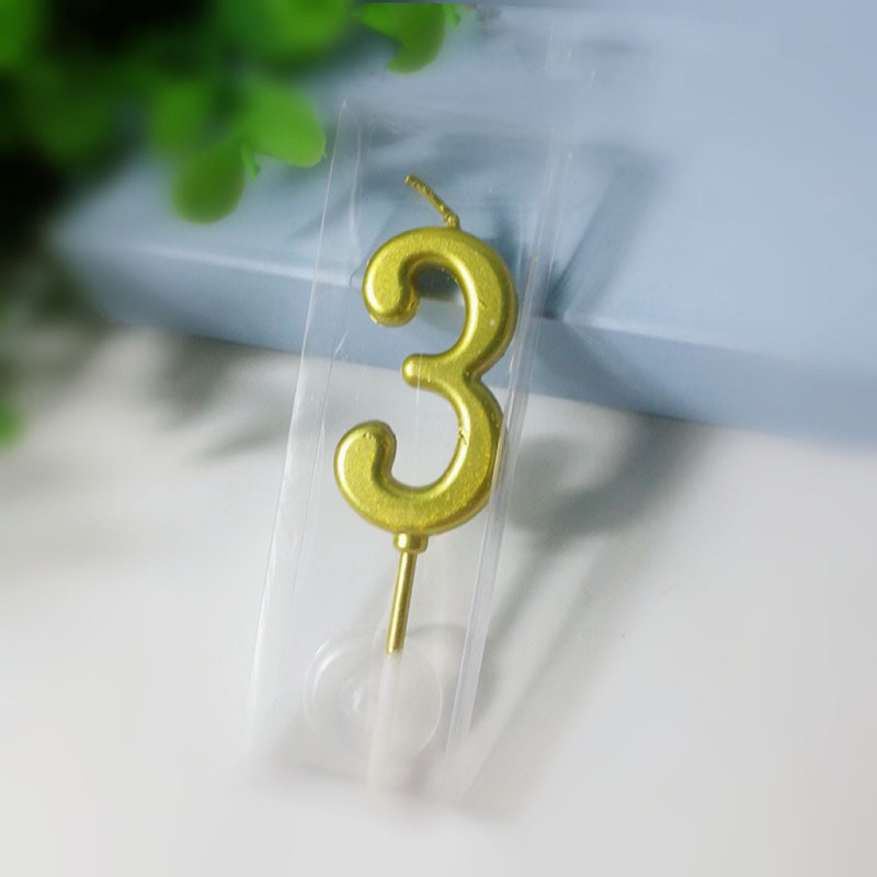 - Nến Số -Trang trí bánh sinh nhật bánh kem