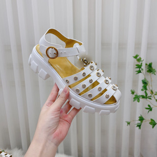 Sandal nữ rọ quai đá chất siêu nhẹ đế cao 6cm