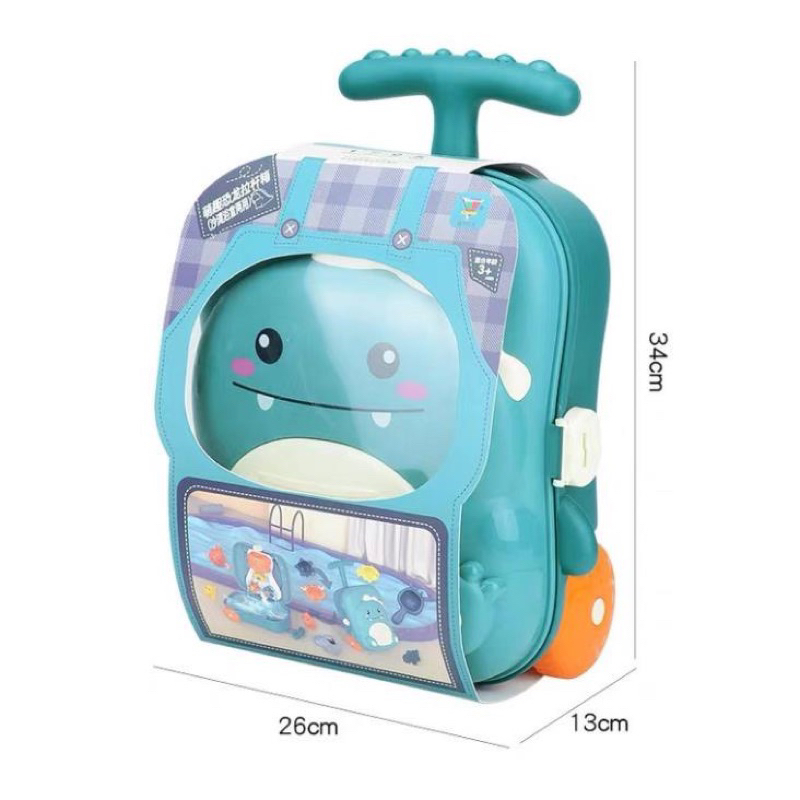 Bộ vali đồ chơi xúc cát bãi biển Hkm Nan