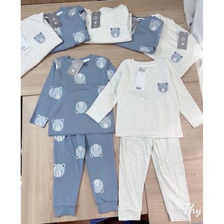Combo 2 bộ gấu hm cho bé trai và bé gái từ 8-24kg