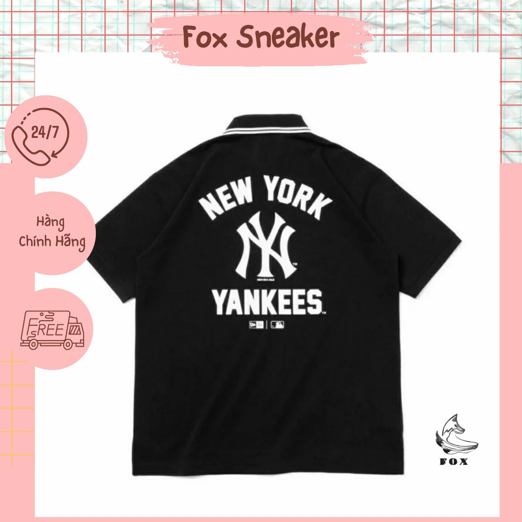 Áo Polo New Era New York Yankees Màu Đen CDOE: 13516808 - Fox Sneaker