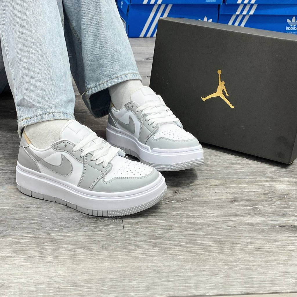 GIÀY THỂ THAO SNEAKER JD ELEVATA XÁM, JD XÁM MẪU MỚI ĐỘN ĐẾ NAM NỮ