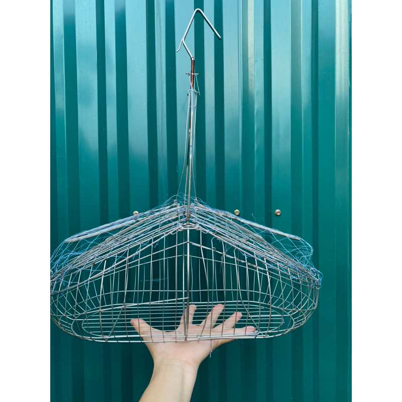 Lụp bẫy inox 2 cửa dành cho chim chào mào, chích choè cao cấp Mã số 02