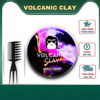 Sáp vuốt tóc volcanic clay v5 100 gr,wax vuốt tóc chính hãng