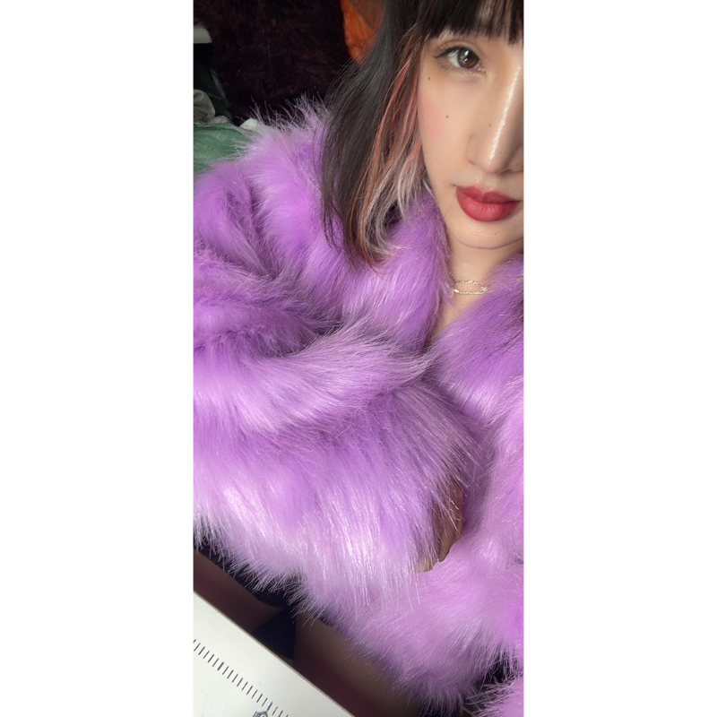 Áo khoác lông thú cao cấp dáng  ngắn cloptop