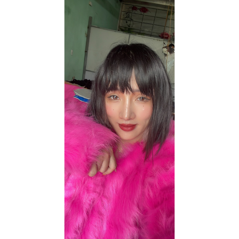 Áo khoác lông thú cao cấp dáng  ngắn cloptop