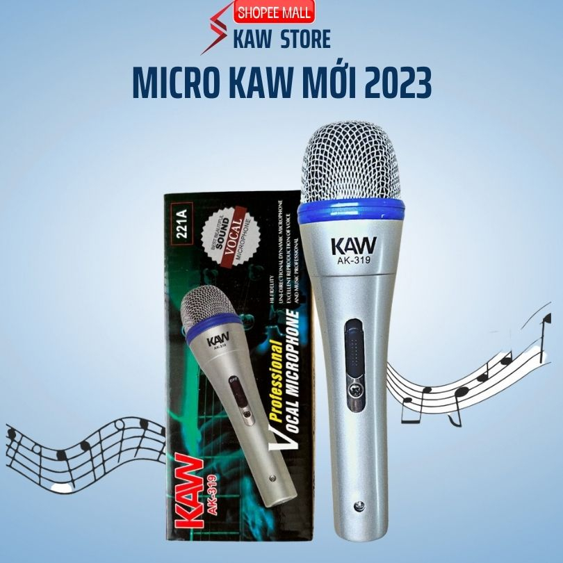 Mic hát karaoke CHỐNG HÚ RÍT, Micro Karaoke XINGMA AK-319 lọc âm cực tốt - Giá siêu rẻ - Bảo hành uy tín