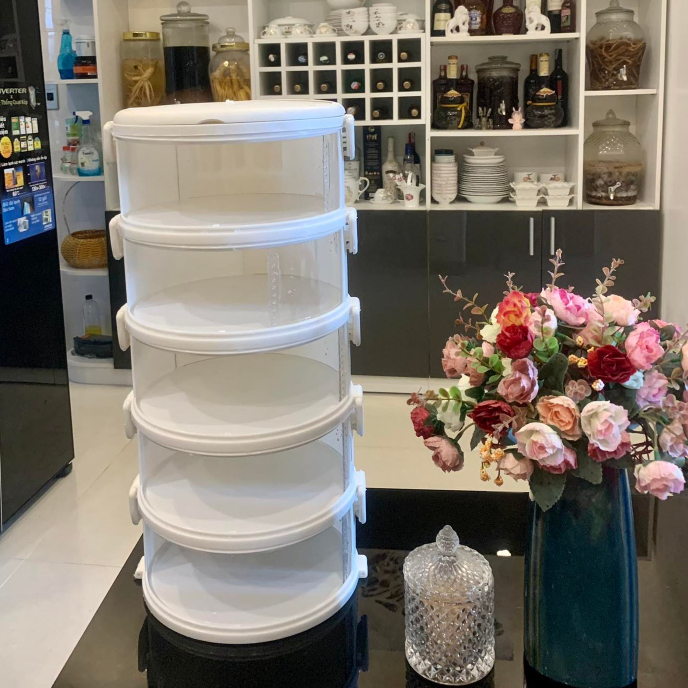 Bộ Lồng Bàn 5 Tầng Có Quai Sách, Có lỗ thông hơi Mẫu mới