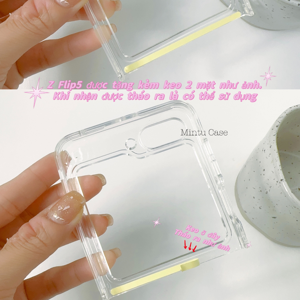 Ốp chống sốc Samsung Galaxy Z Flip5 5G / Z Flip 5 / Z Flip4 5G / Z Flip 4 / Z Flip3 5G / Z Flip 3 - ZF72