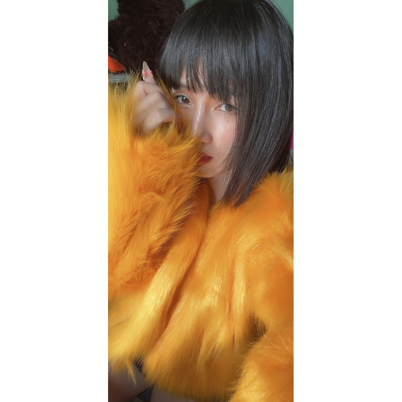 Áo khoác lông thú cao cấp dáng  ngắn cloptop