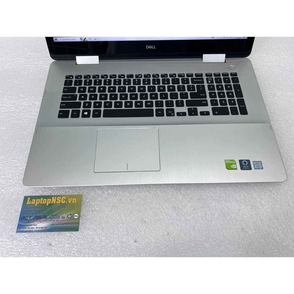 Laptop Dell Inspiron 7786 2 in 1 Core i7 8565U màn hình 17.3-Inch FHD Cảm ứng gập 360 độ