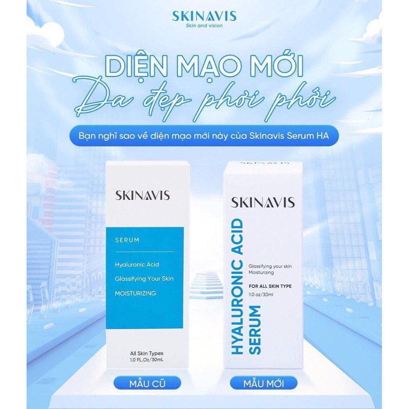 Serum Skinavis B5 dưỡng ẩm phục hồi da căng mịn tức thì (30ml)