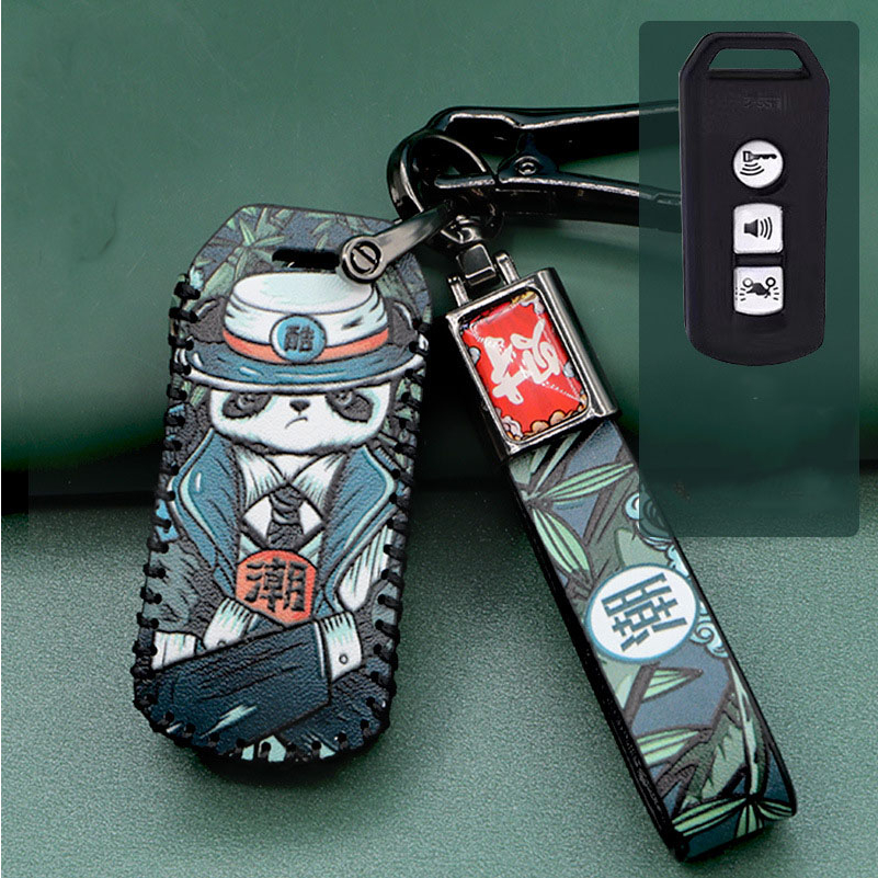 Bao da Chìa Khóa Honda Sh, Sh Mode, Cub 125, Pcx, Adv, Phong Cách Cá Tính Tài Lộc, Mẫu Mới 2023