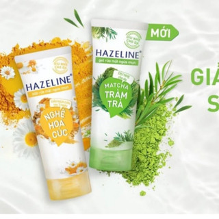 Sữa rửa mặt Hazeline nghệ hoa cúc , mát cha tràm trà và yến mạch dâu tằm 50g