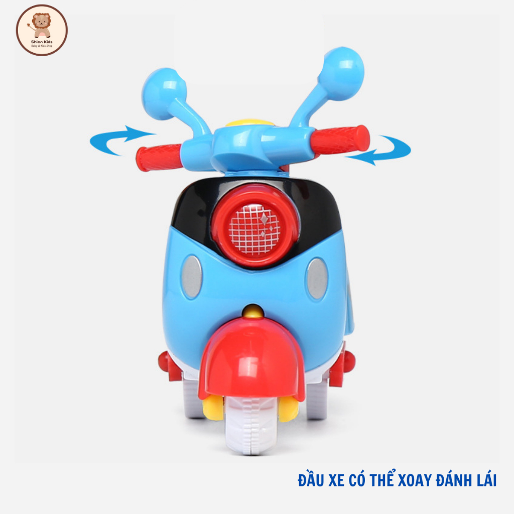 Đồ Chơi Xe Máy Mô Hình Chạy Quán Tính Shin Kids, Đồ Chơi Ô Tô Xe Máy Chạy Cót Vui Nhộn Nhiều Màu Sắc Đẹp Mắt