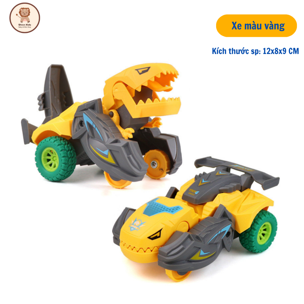 Đồ Chơi Trẻ Em Ô Tô Khủng Long Biến Hình Cho Bé Vận Động  Đồ Chơi Ô Tô Chạy Cót Vui Nhộn Nhiều Màu Sắc Đẹp Mắt