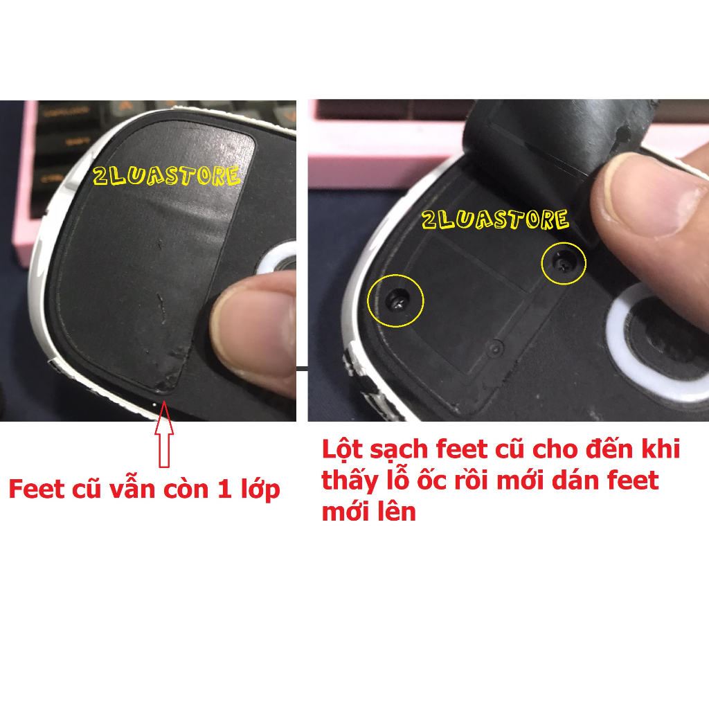 Tấm Mouse feet Tiger Ice v2 chuột Gaming Logitech