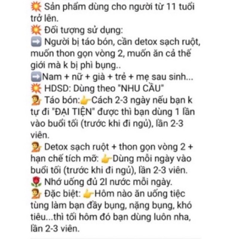 1 vỉ 50 viên detox nhật giúp bụng nhỏ eo thon hàng chính hãng