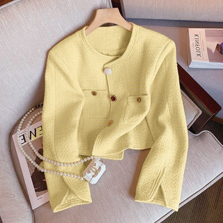- Áo khoác dạ tweed dáng ngắn kiểu mới