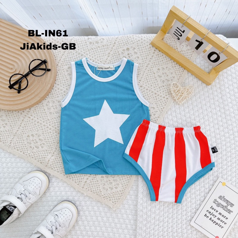 Bộ ba lỗ thun lạnh cho bé