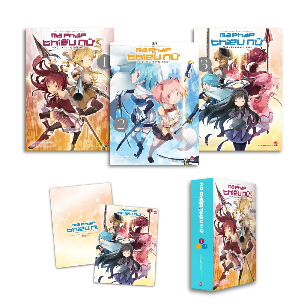 Truyện tranh - Boxset Ma pháp thiếu nữ Madoka Magica - Box 2- Một Câu Chuyện Khác - Trọn bộ 3 tập - Tặng Mini Clear File