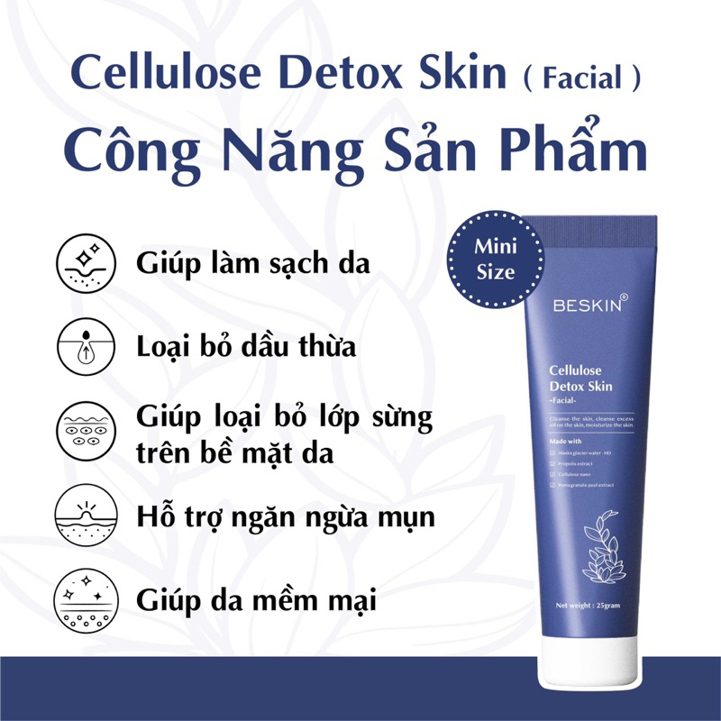 DETOX FACE BESKIN 25G,55G