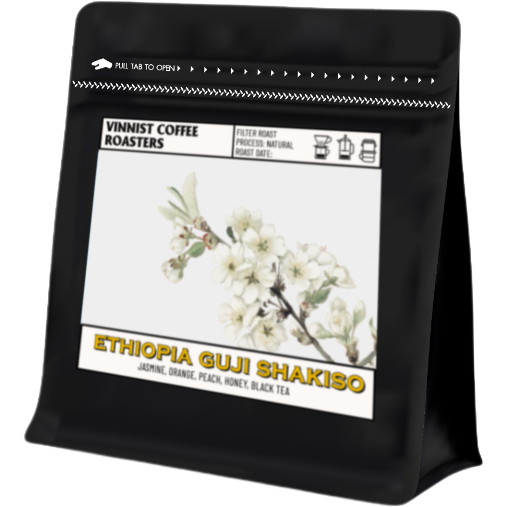 Cà phê Ethiopia Guji Shakiso - Pha cà phê ủ lạnh, Pour Over, V60