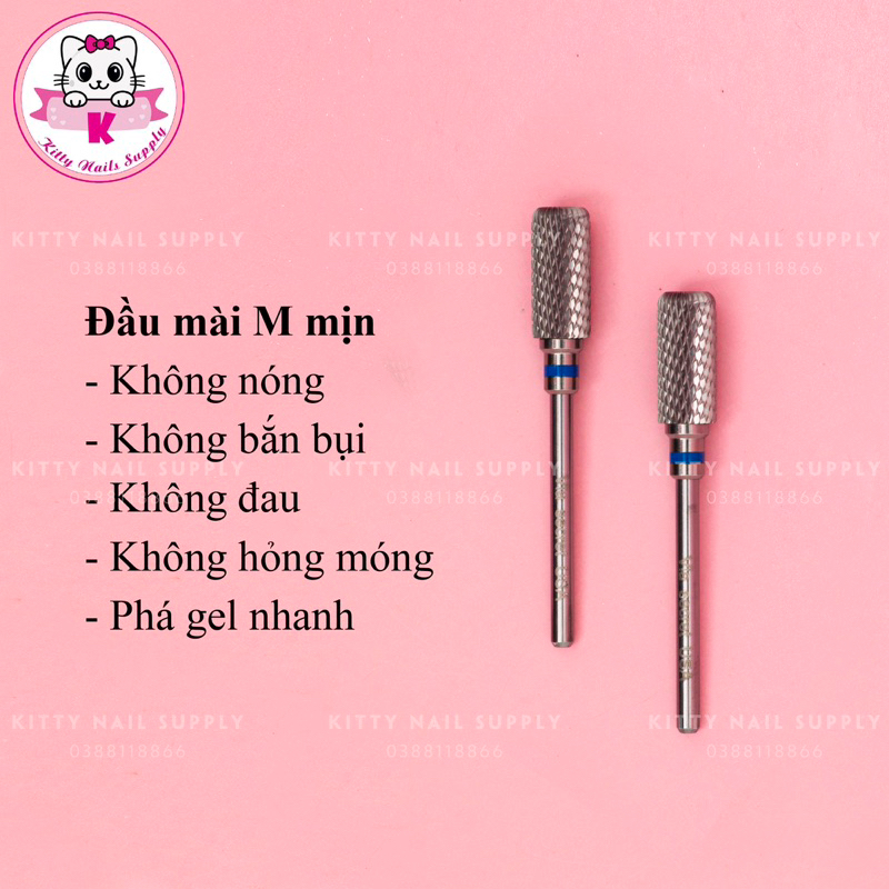 Đầu mài móng, Đầu mài tròn titan 3in1 chuyên dụng cho dân làm móng - Kitty Nail Supply