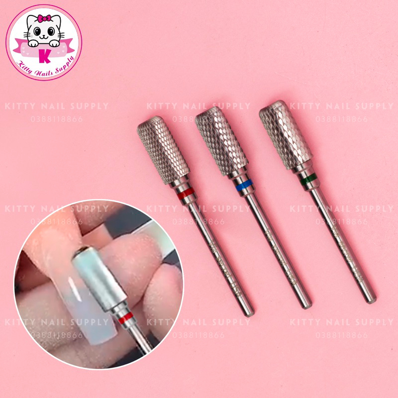 Đầu mài móng, Đầu mài tròn titan 3in1 chuyên dụng cho dân làm móng - Kitty Nail Supply