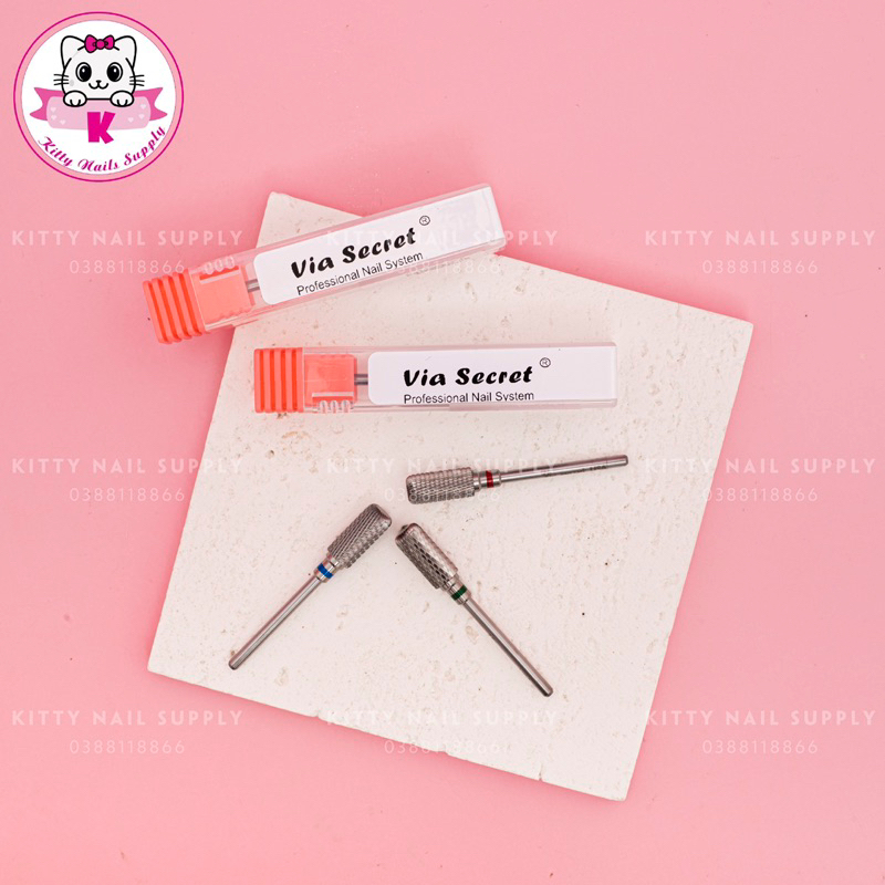 Đầu mài móng, Đầu mài tròn titan 3in1 chuyên dụng cho dân làm móng - Kitty Nail Supply