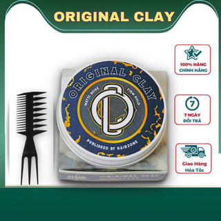 Sáp vuốt tóc original clay hairzone 50gr giữ nếp tóc 24 giờ phù hợp cho mọi chất tóc