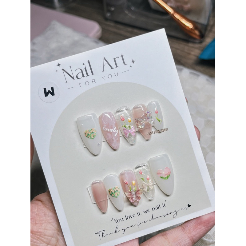 Nail Hoa Tulip Tiểu Thư