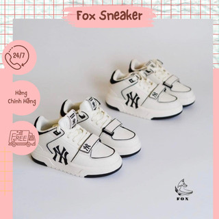 Giày Sneaker MLB Chunky Liner Mid Basic New York Yankees Màu Trắng Hàng Chính Hãng CODE: 3ASXLMB3N-50BKS - Fox Sneaker