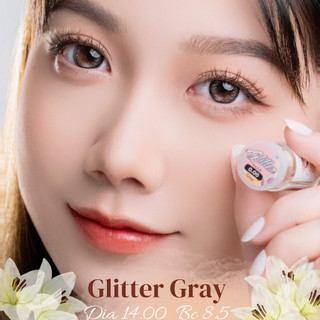 Glitter Gray- Kính áp tròng xám Sky Lens Korea Dia 14.00 Bc 8.5