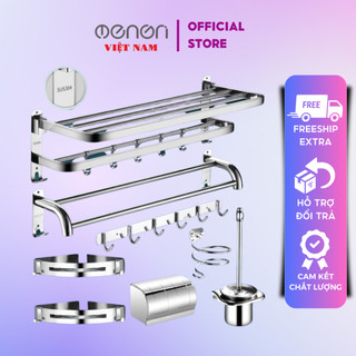 Phụ Kiện Nhà Tắm INOX 304 - Kệ Nhà Tắm Dán Tượng Hoặc Khoan - OENON