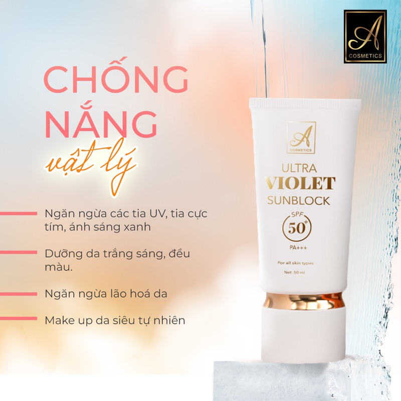 Kem Chống Nắng Violet Chính Hãng Phương Anh