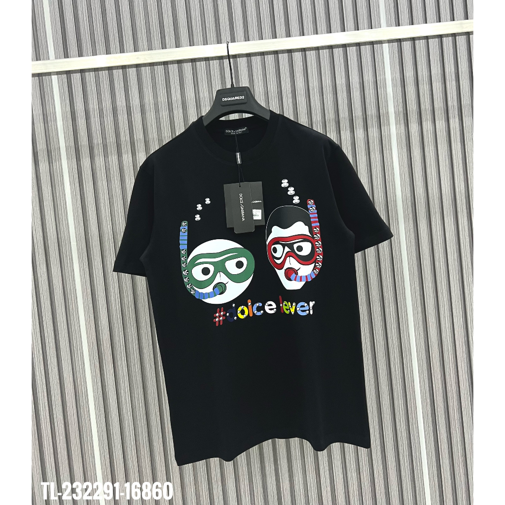🔥Hot🔥Áo thun DG in hình mặt thiết kế hot trend Nam nữ New 2023
