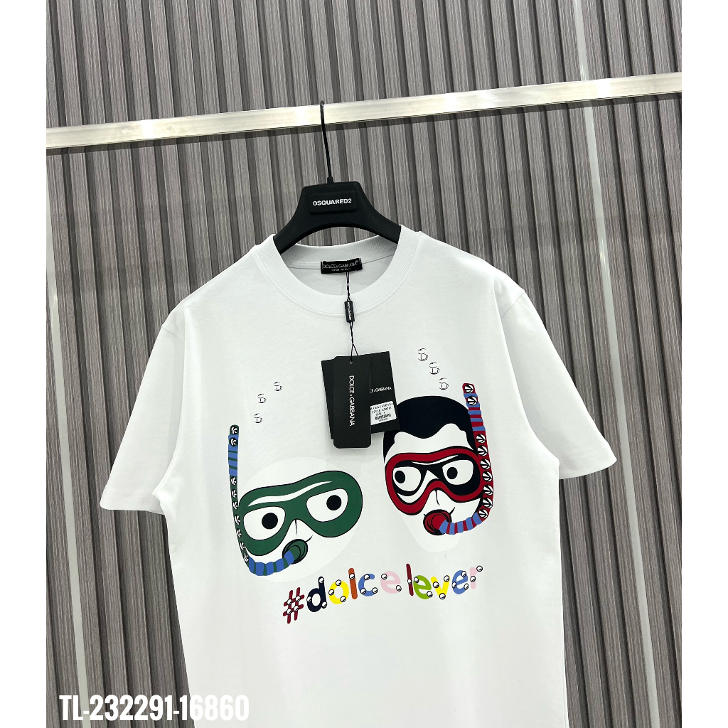 🔥Hot🔥Áo thun DG in hình mặt thiết kế hot trend Nam nữ New 2023