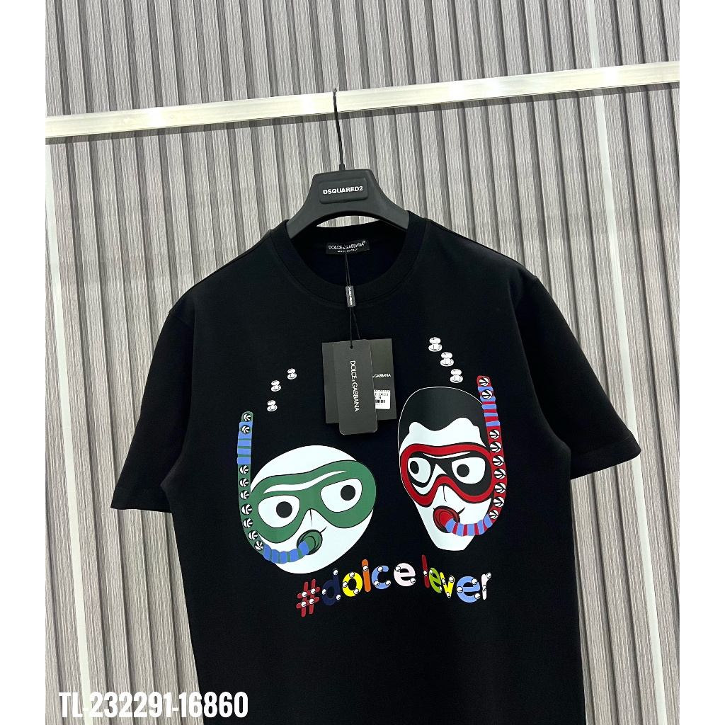 🔥Hot🔥Áo thun DG in hình mặt thiết kế hot trend Nam nữ New 2023