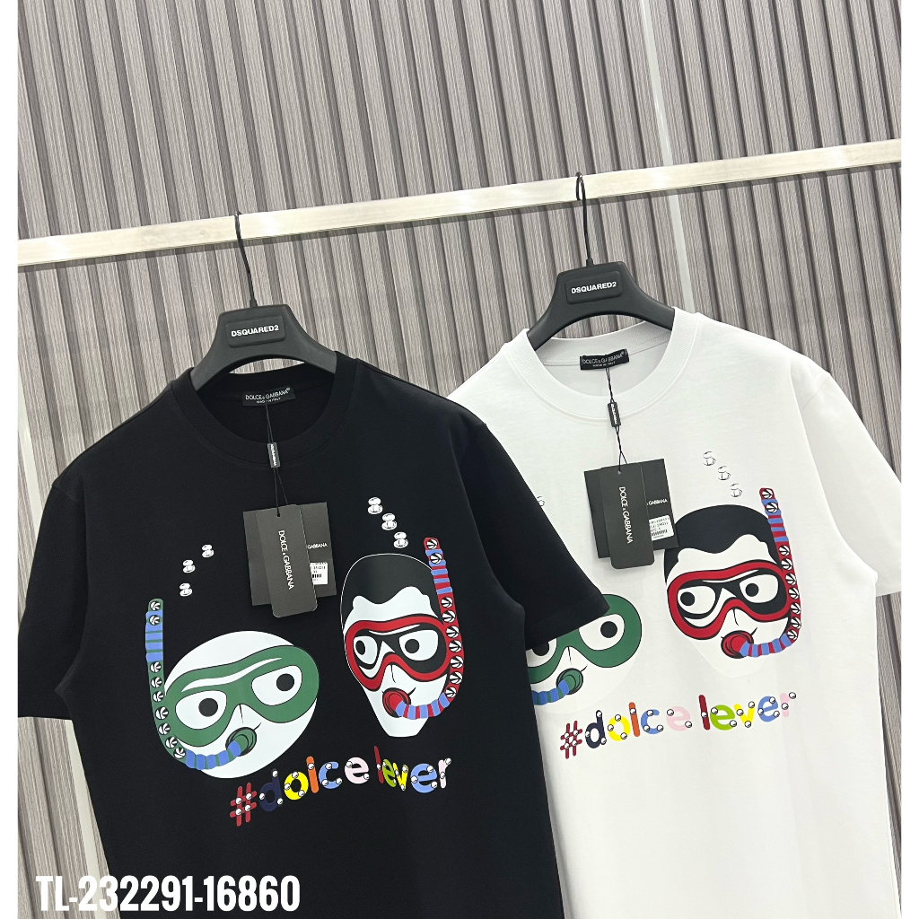 🔥Hot🔥Áo thun DG in hình mặt thiết kế hot trend Nam nữ New 2023