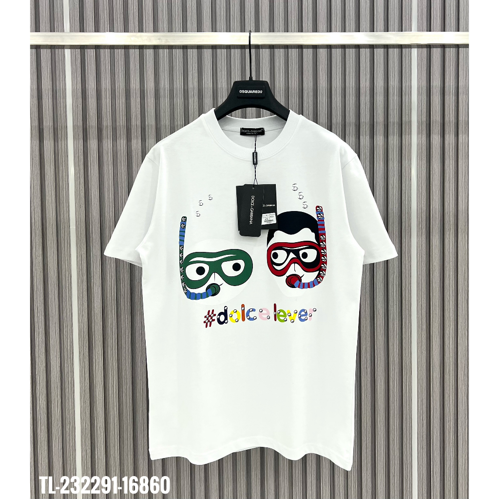 🔥Hot🔥Áo thun DG in hình mặt thiết kế hot trend Nam nữ New 2023