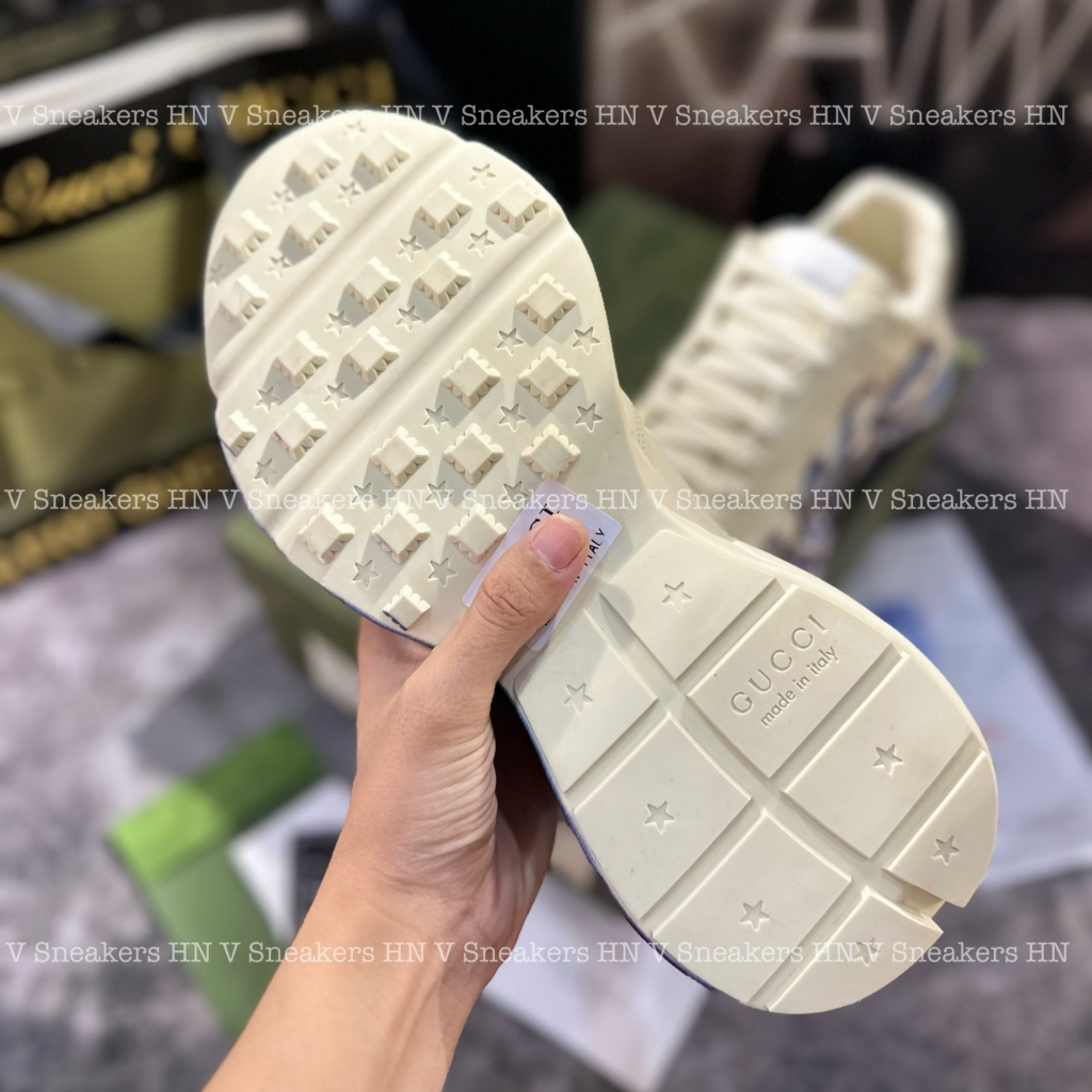 Giày Gucci Rhyton Sóng Biển Wave Nam Nữ Tăng Chiều Cao 2022 Hottrend