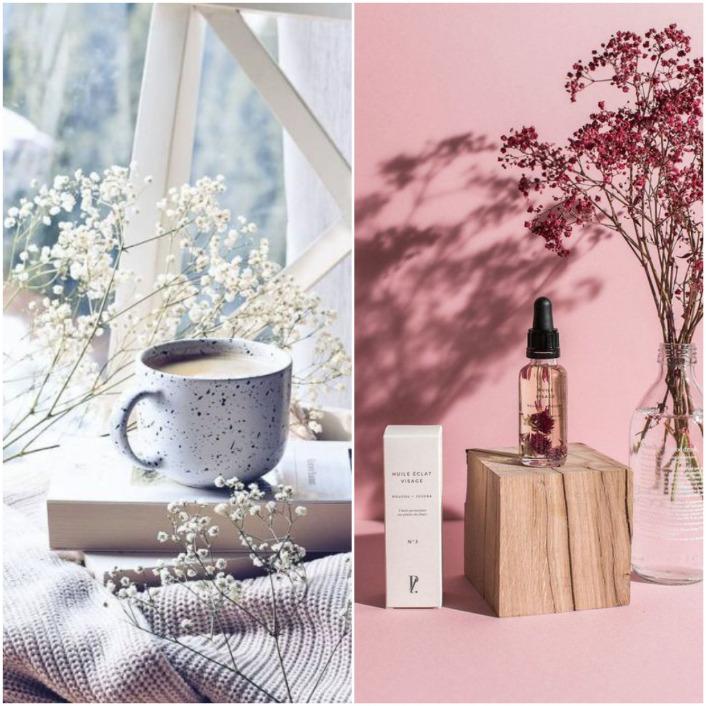 (SIÊU XINH_ĐỦ MÀU) BÓ HOA GYPSOPHYLA cao cấp màu trắng, hồng, xanh, tím decor để bàn. Cành Bông khô trang trí chụp ảnh