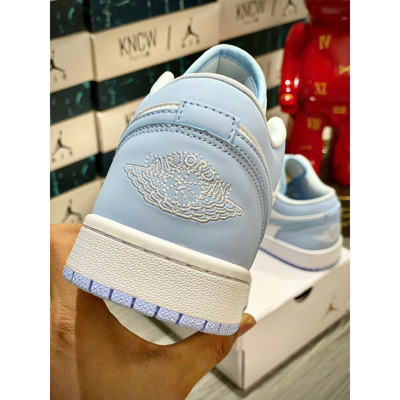 L Hàng Sẵn l Giày Thể Thao 𝐉𝐃𝟏 𝐋𝐨𝐰 𝐀𝐥𝐮𝐦𝐢𝐧𝐮𝐦 Xanh Trắng Bản SC Đẹp Nhất Thị Trường Full Bill Box